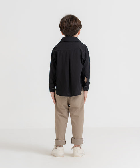 Boys' Poplin Button Down Shirt
